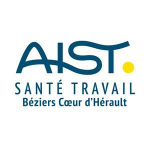 Logo client AIST santé travail Béziers Coeur d'Hérault