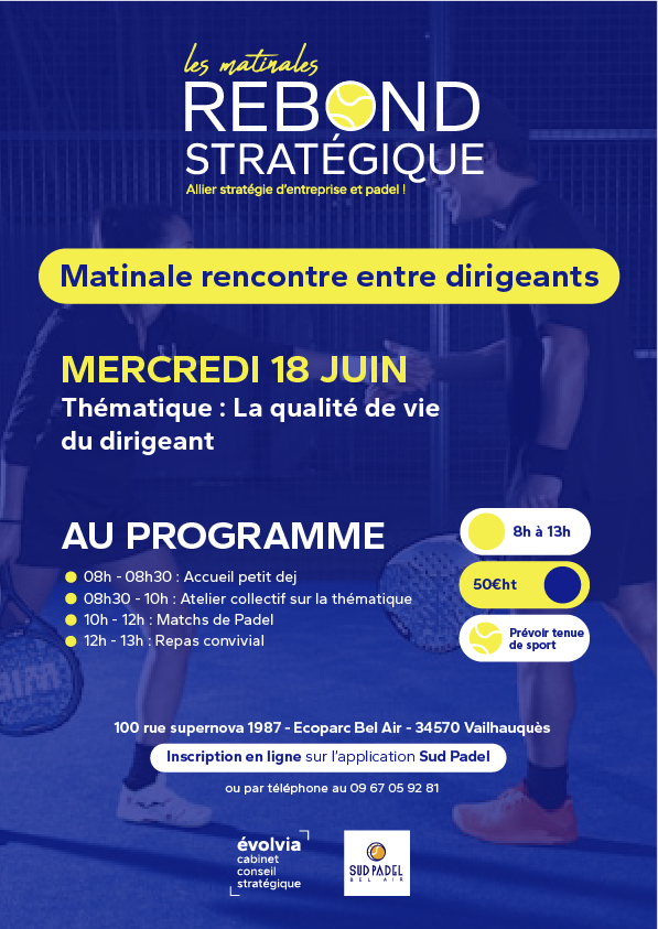 Les Matinales Rebond Stratégique - 18/06/25 - QVCT du dirigeant